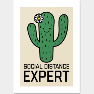 Social distance expert Posters and Art